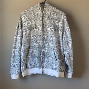 SOLD!!!!!Vans zip up hoodie
